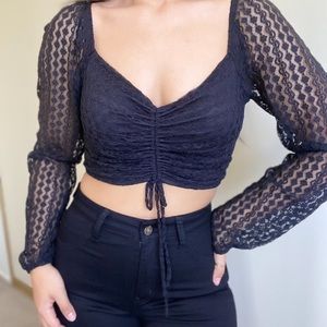 NWT Harper Crop Top - Black